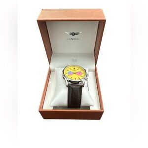 Gianello Men's 41mm Prism Strap Watch New With Box